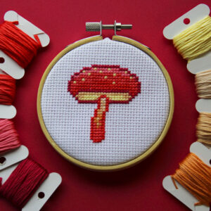 Rhubarb Bolete Mushroom Pattern