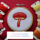 Rhubarb Bolete Mushroom Pattern